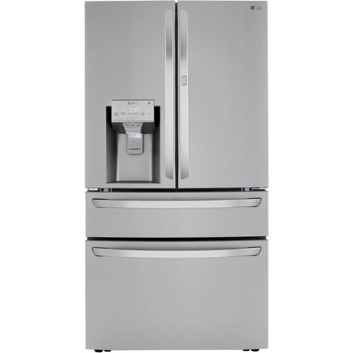 23 CF Counter-Depth 4-Door Refrig, DID, Craft Ice, Full Convert, ThinQ - LRMDC2306S