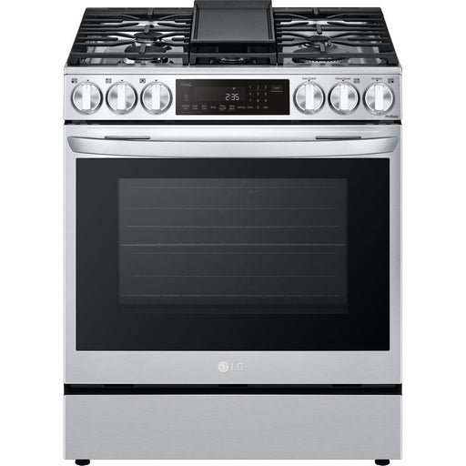 6.3 CF Dual Fuel Slide-In Range, ProBake Convection InstaView, Air Fry - LSDL6336F