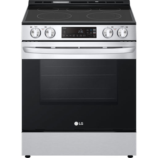 6.3 CF Electric Single Oven Slide-In Range, Self Clean, ThinQ,Printproof - LSEL6331F