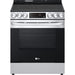 6.3 CF Electric Single Oven Slide-In Range, Air Fry, ThinQ, Self Clean - LSEL6333F