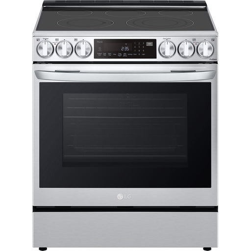6.3 CF Electric Single Oven Slide-In Range, Instaview, Air Fry, ThingQ - LSEL6335F