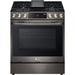 6.3 CF Gas Single Oven Slide-In Range, Instaview, Air Fry, ProBake,ThinQ - LSGL6335D