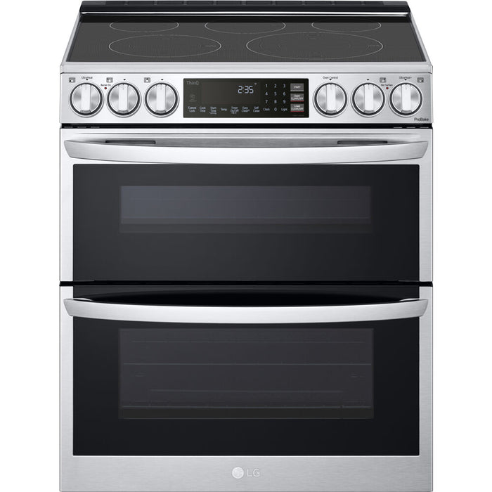 7.3 CF Smart Electric Double Oven Slide-In, ProBake, Convection, Air Fry - LTEL7337F