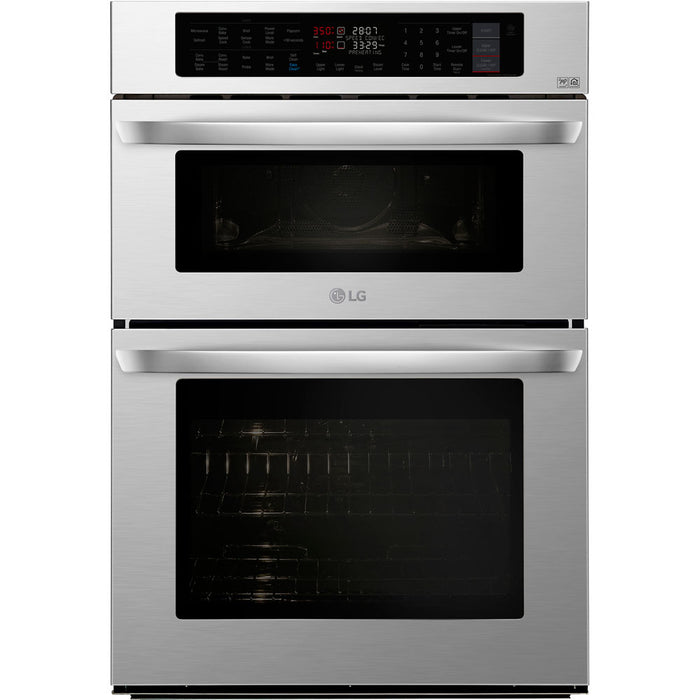 30" Combination Wall Oven & Microwave, Convection, ThinQ - LWC3063ST