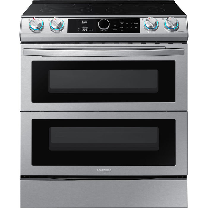 6.3 CF / 30" Electric Slide-In Range, Flex Duo, Convection, Air Fry - NE63T8751SS