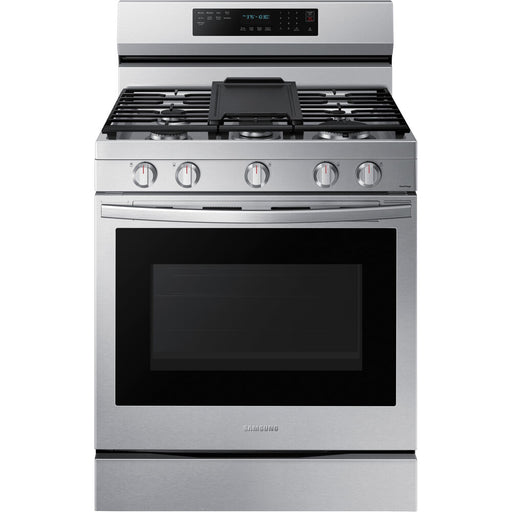 6.0 CF / 30" Smart Gas Range, Convection, Air Fry, Griddle - NX60A6711SS