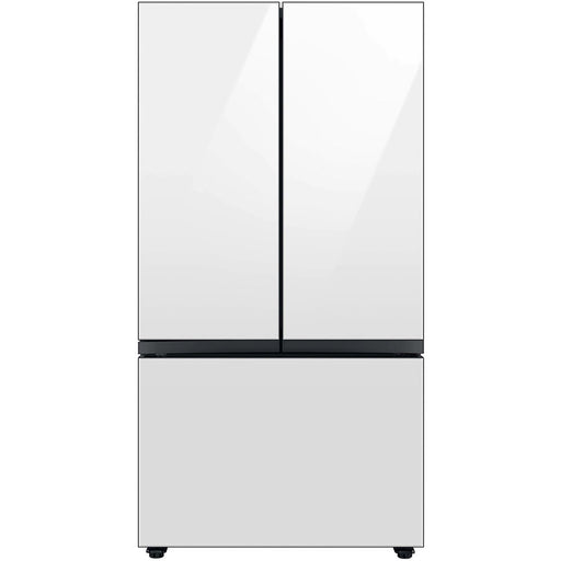 24 cf Smart BESPOKE 3Door Beverage Center in White Glass - RF24BB660012AA