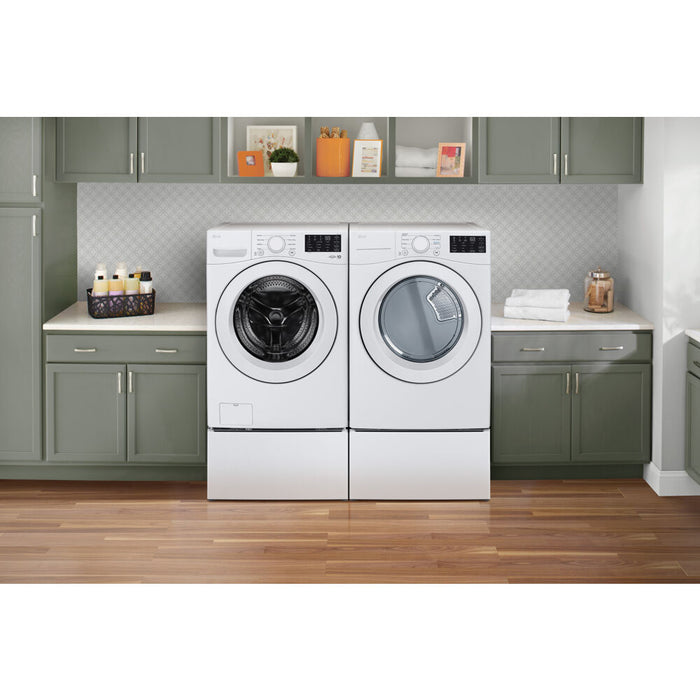 5.0 CF Front Load Washer (WM3470CW) & 7.4 CF Gas Dryer (DLG3471W) - WM3470CW-G-KIT