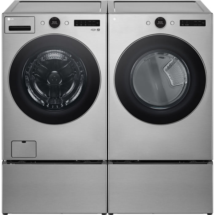 4.5 CF Front Load Washer (WM5500HVA) & 7.4 CF Gas Dryer (DLGX5501V) - WM5500HVA-G-KIT