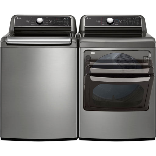 5.5 CF Top Load Washer (WT7400CV) & 7.3 CF Electric Dryer (DLE7400VE) - WT7400CV-E-KIT