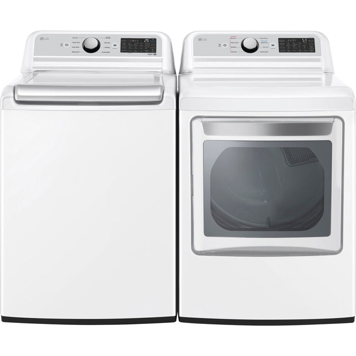 5.5 CF Top Load Washer (WT7400CW) & 7.3 CF Electric Dryer (DLE7400WE) - WT7400CW-E-KIT